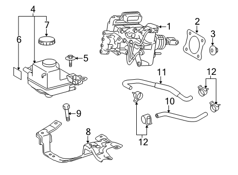 2013 Toyota Prius V Hydraulic System Diagram