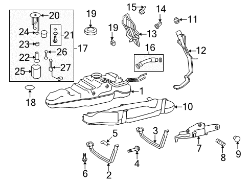 2011 Toyota Land Cruiser Fuel Supply Diagram