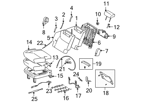 2008 Toyota Sienna Cushion Cover, Passenger Side Diagram for 79021-08220-B0