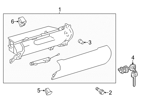 2012 Toyota Camry Glove Box Diagram