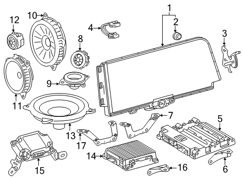 2025 Toyota Crown Signia Sound System Diagram