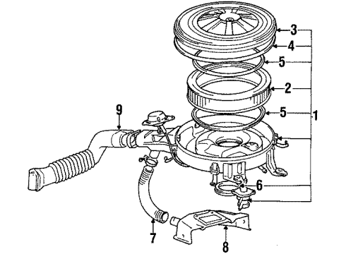 1987 Toyota Corolla Filters Diagram