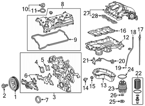 2020 Toyota Highlander Filters Diagram