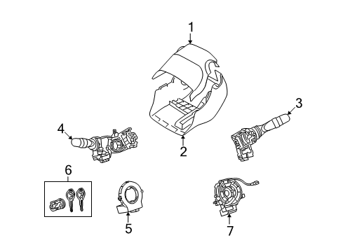 2012 Toyota Matrix Switches - Electrical Diagram 4 - Thumbnail