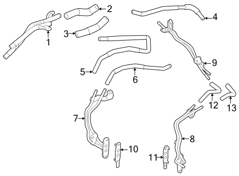 2025 Toyota Sequoia Intercooler Diagram