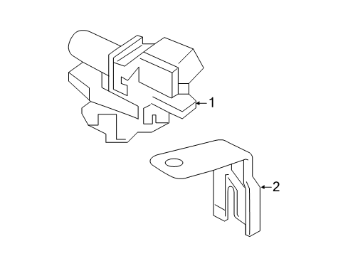 2018 Toyota Corolla iM Electrical Components - Front Bumper Diagram