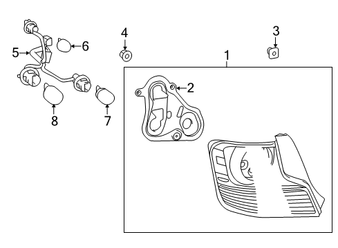 2016 Scion tC Combination Lamps Diagram