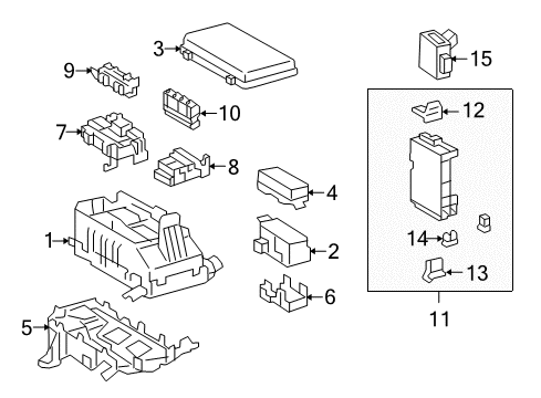 2024 Toyota 4Runner Electrical Components Diagram