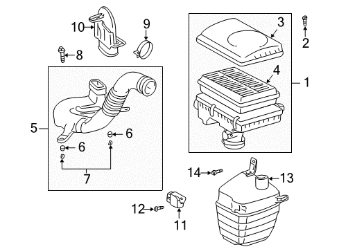 2001 Toyota Prius Air Intake Diagram