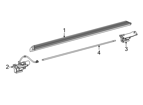 2025 Toyota Tacoma Running Board Diagram 2 - Thumbnail
