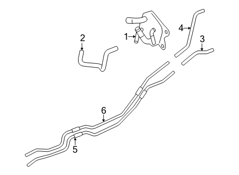 2025 Toyota 4Runner Trans Oil Cooler Diagram