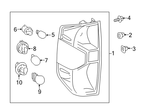 2020 Toyota Tundra Combination Lamps Diagram