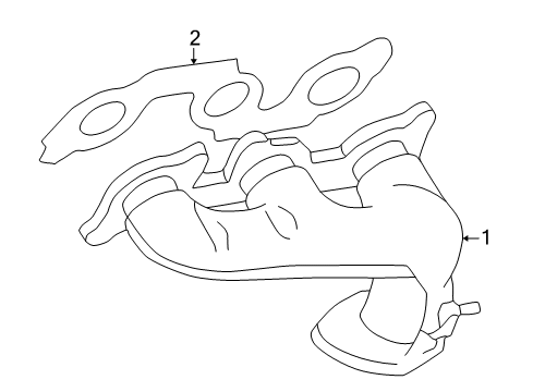 2000 Toyota Solara Exhaust Manifold Diagram 6 - Thumbnail