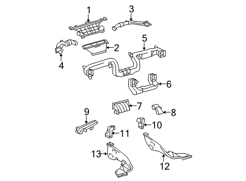 2010 Toyota Tundra Ducts Diagram