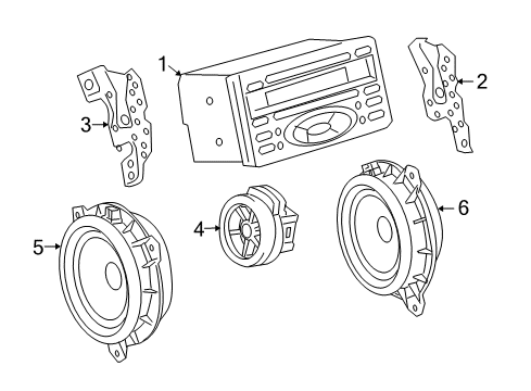2010 Scion xD Sound System Diagram