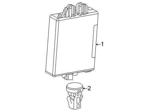 2025 Toyota Crown Signia Anti-Theft Components Diagram