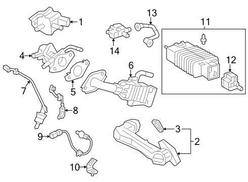 2025 Toyota Crown EGR System Diagram