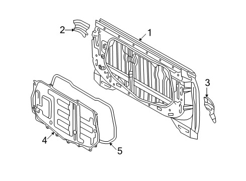 2006 Toyota Tundra Back Panel Diagram 2 - Thumbnail