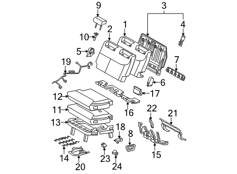 2007 Toyota Sienna Power Seats Diagram