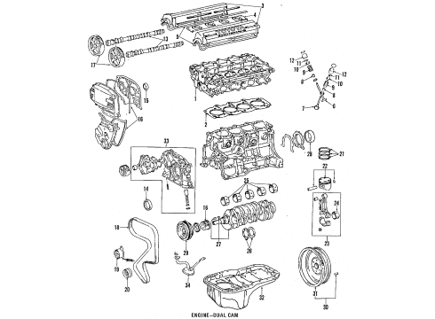 1991 Toyota Celica Engine Mounting Diagram