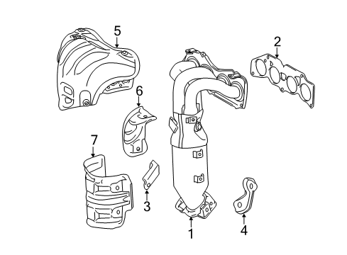 2017 Toyota Camry Exhaust Manifold Diagram