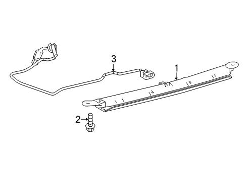 2019 Toyota C-HR High Mount Lamps Diagram
