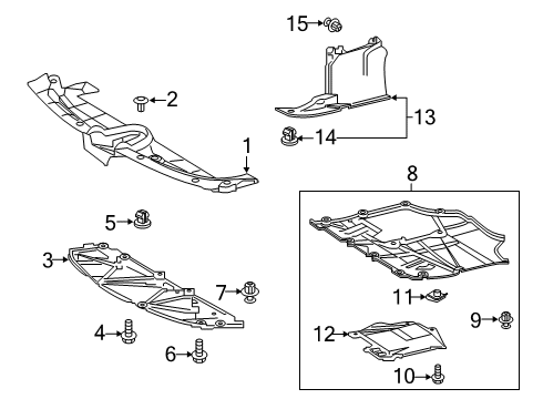 2025 Toyota Corolla Splash Shields Diagram 3 - Thumbnail
