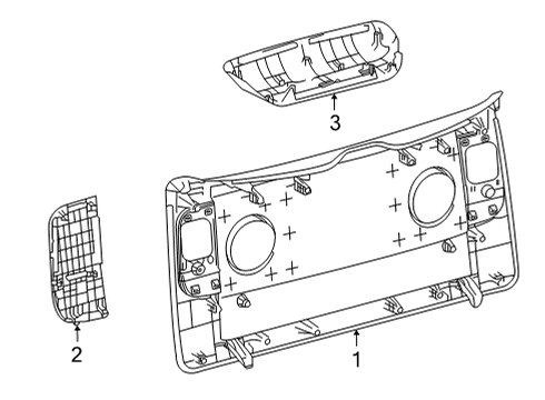 2025 Toyota Sienna Interior Trim - Lift Gate Diagram
