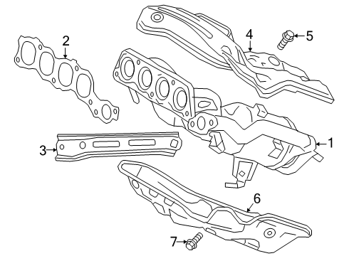 2025 Toyota Crown Signia Exhaust Manifold Diagram