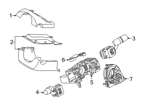 2018 Toyota Yaris iA Switches Diagram