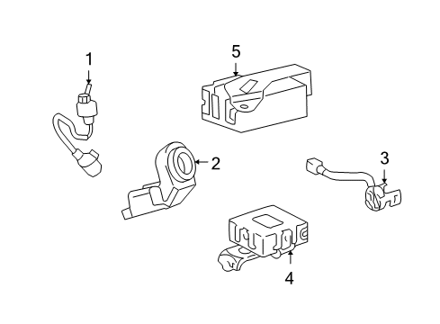 2007 Toyota Highlander Key Alarm Switch Diagram for 89783-48081