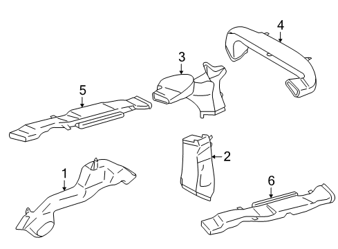 2019 Toyota Sequoia Ducts Diagram