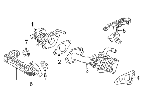 2025 Toyota Highlander EGR System Diagram