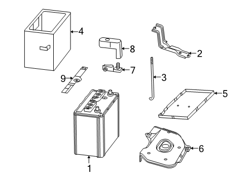 2009 Toyota Highlander Carrier Diagram for 74403-48050