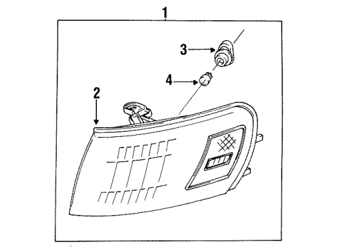 1994 Toyota Corolla Park Lamps Diagram