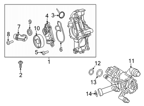 2022 Toyota GR Supra Water Pump Diagram 2 - Thumbnail