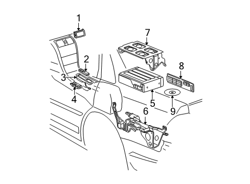 2003 Toyota Avalon Navigation System Diagram