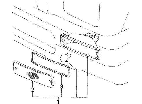 1990 Toyota 4Runner Signal Lamps Diagram