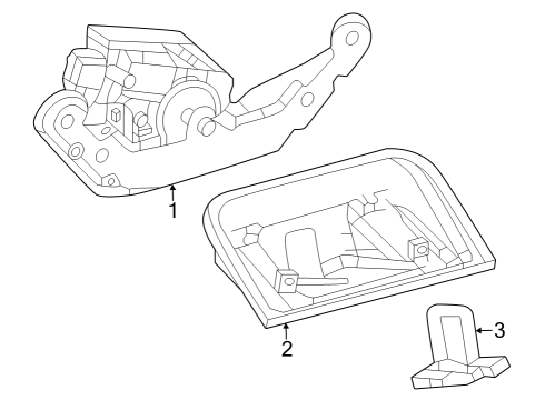 2025 Toyota Sequoia Lift Gate - Lock & Hardware Diagram