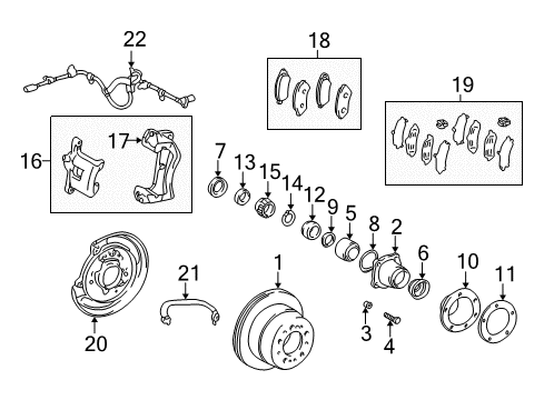 2000 Toyota Land Cruiser Anti-Lock Brakes Diagram