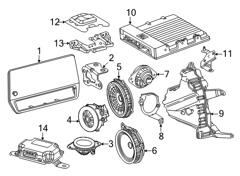 2025 Toyota Grand Highlander Navigation System Diagram