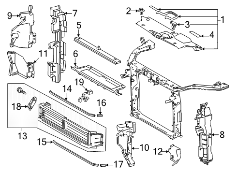 2025 Toyota Grand Highlander Splash Shields Diagram 2 - Thumbnail