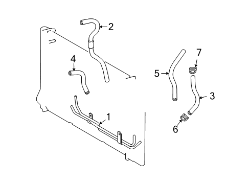 2012 Toyota Matrix Trans Oil Cooler - Belts Diagram 2 - Thumbnail
