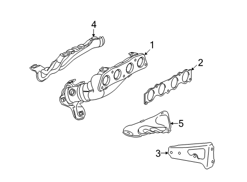 2012 Toyota Matrix Exhaust Manifold Diagram