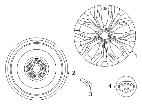 2025 Toyota Crown Signia Wheels Diagram