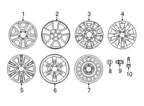 2020 Toyota Tundra Wheels Diagram