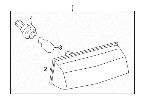 2015 Toyota RAV4 License Lamps Diagram