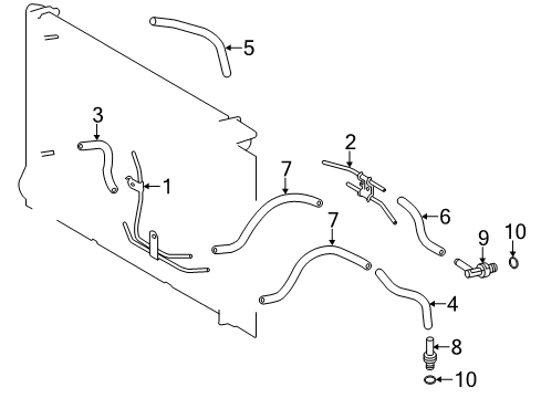 2017 Toyota Corolla Trans Oil Cooler - Belts Diagram 2 - Thumbnail