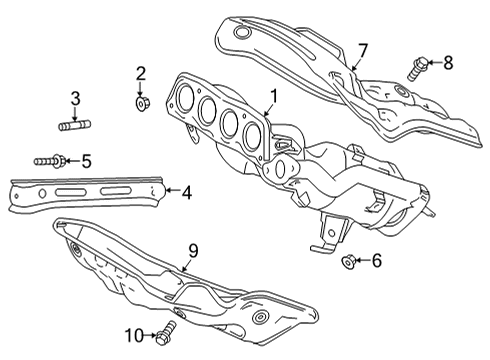 2024 Toyota Venza Exhaust Manifold Diagram