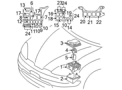 2002 Toyota Prius Powertrain Control Diagram